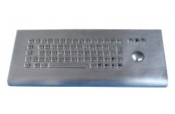 China Kiosk industrial metal keyboard with trackball for public system weather - proof supplier