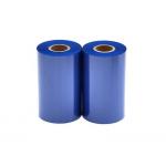 Blue Color Zebra Printer Ribbon Used On Polyimide Label With Good Wear Resistance for sale