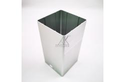 China Lighting Fixture CNC Aluminum Housing Profile Square Shape Rounded Angle supplier