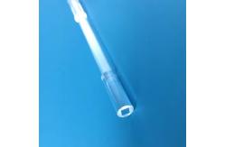 China Quartz Glass Tube With Round Outside and Square Inside supplier