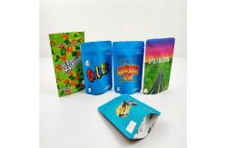 China Custom CMYK Printed Smell Proof Snack Bag Packaging Aluminum Foil supplier