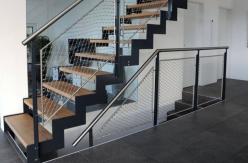 China Stainless Steel Banister Safety Netting Custom Made 20mm / 100mm Aperture supplier
