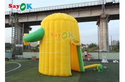 China Oxford Inflatable Air Tent Lemon Cartoon Booth Aerated Custom Made supplier