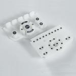 Silicone Custom Luminous Custom Silicone Rubber Keypads for sale