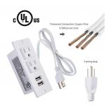 Office desktop conference table power socket white embedded power supply board for sale