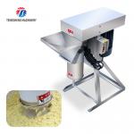Silvery Single Tube Capsicum Potato Masher Machine , Ginger And Garlic Paste Making Machine
