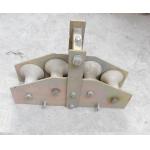 R570 Mm Optical Fiber Cable Tools Four Wheels Structure OPGW Stringing Block