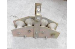 China R570 Mm Optical Fiber Cable Tools Four Wheels Structure OPGW Stringing Block supplier