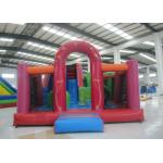 Clown Theme Water Bouncy Castle  , Outdoor Amusement Adult Slip And Slide for sale