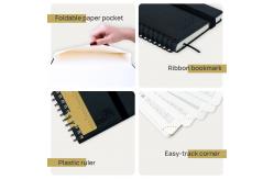 China Softcover Spiral Weekly Planner 2023 2024 Vertical Layout Design supplier