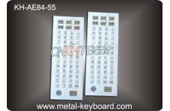 China Ruggedized 55 Keys Industrial Metal Keyboard , Metal Computer Keyboard supplier