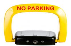 China Mobile App Bluetooth Controled Car Parking Lock , Electronic Parking Space Blocker supplier