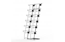 China Collapsible 12Wire Pockets Floor Display Stand For Calendar supplier