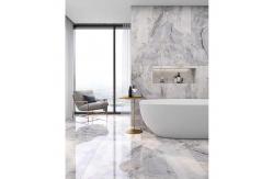 China Large Format Porcelain Full Body Marble Tile Glossy Glazed 600*1200 supplier