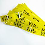 Personalized Sparkle Wristbands , Custom Logo Glitter Tyvek Wristbands