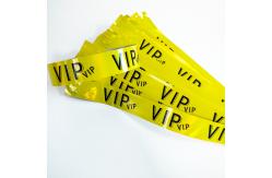 China Personalized Sparkle Wristbands , Custom Logo Glitter Tyvek Wristbands supplier