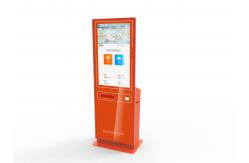 China 43 Inch Self Service Kiosk Ticket Vending Machine Anti - Vandal 1 Year Warranty supplier