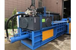 China Plastic Horizontal Waste Straw Baler Compactor Machine supplier