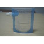 Stand Up Spout Pouch Packaging With  Flat Bottom And Zip Lock