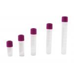 Laboratory 3.6ml Plastic Cryovials For Biological Samples Tissue Cryopreservation Variety Of Colors for sale