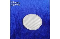 China Durable Pressed Sandblasting Glass LED Lens For Lighting Fixtures supplier