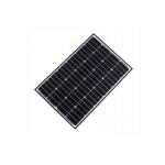 40 Watt Mono Black Solar PV Panels High Transmittance Low Iron Tempered Glass Cover for sale