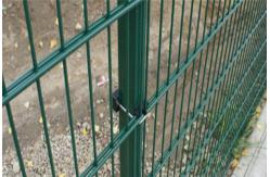 China PVC Coated Galvanized 656 Mesh Fencing 50x200mm Double Wire Mesh supplier