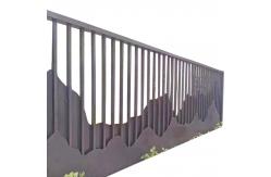 China Infrastructure Two Rail Aluminum Fence Powder Coated Aluminium Balustrade supplier