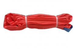 China Multi Purpose Red Polyester Endless Round Sling 5000kg For Heavy Lifting supplier