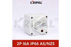 China IP66 250V 2Pole 16A Electrical Mini Weatherproof Isolator Switch supplier