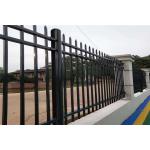 Picket Top Garden Tubular Steel Fence 1800mm 2000mm Height for sale