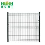 50x100mm 4.0mm 3D Fence Welded Wire Mesh Green Panel Bending Curved Fence Outdoor Garden With Post for sale