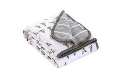 China 100% Cotton Nursery Throw Blanket Comfortable Multifunctional Blanket With Reversible Design supplier