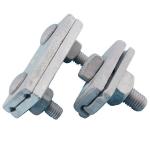 carbon steel Power Line Fittings hot forging HDG Surface Guy Wire Clamp