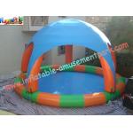 Tent Cover Inflatable Swimming Pool With CE / UL Pump Water Games for sale
