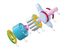 China Nachi PVD-2B-50 Pump Parts Hydraulic pump Rotary Group and Replacement Parts supplier