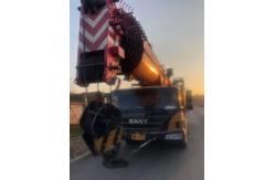 China SA NY 130 Tons Mobile Crane Folding Design 7 Boom Section 4 Axles supplier