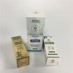 Full color printed custom CBD disposable vape pen cartridge packaging paper box for sale