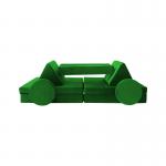 CertiPur-US Toddlers Babies Small Rectangle Play Sofa Set Couch For Playroom