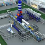 Fully Automatic Fence Panel Production Line Artificial Stone Making Machine for sale