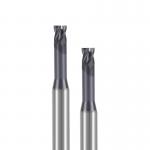 65° 4-Flute Tungsten Carbide End Mill for Stainless Steel , High Precision CNC Milling Cutter for sale