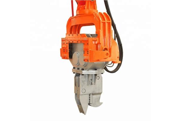 PC220 Excavator Vibratory Pile Hammer Silent Work Hydraulic Pile Driver