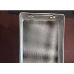 316 Stainless Steel Perforated Metal Autoclave Baskets For Medical Sterilization for sale