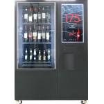 Big Touch Screen Bottle Wine Vending Machine With Remote Platform And Coin Bill Acceptor for sale