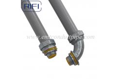 China RIFI 1/2 To 4 Liquid Tight Flexible Conduit 90 Degree Connector supplier