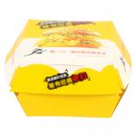 Personalized Design Recyclable Hamburger Boxes for Takeaway Food 4C/UV/Lamination/Varnish/Hot Stamping/Embossing/Stamping for sale