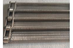 China Cool And Convey Food In Spiral Freezer Sus201 4m Spiral Mesh Belt supplier