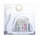 Swan Design Childrens Wooden Clothes Rack / Elegant Kids Clothes Rack Stand for sale