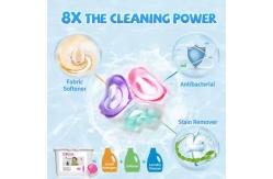 China 3in1 Laundry Capsules Exclusive Design Beads Fragrance Liquid Washing Laundry Detergent Capsules Pods supplier