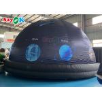 Customized Printed Inflatable Planetarium Black Projection Dome Tent For Science Display